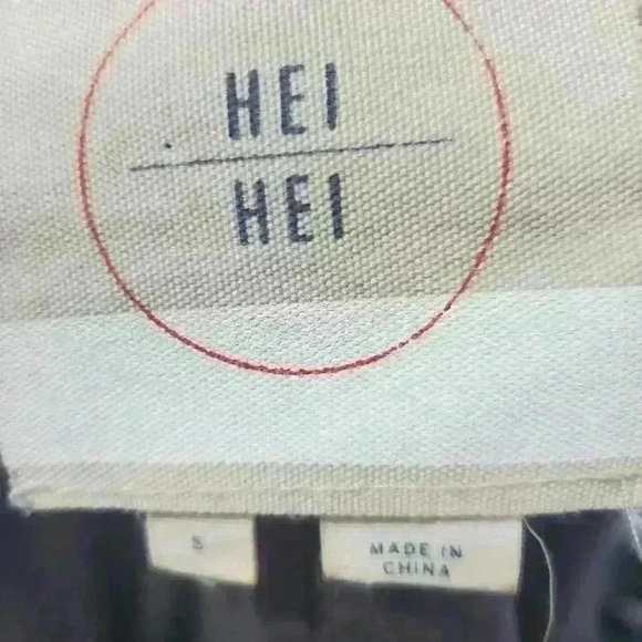 HEI HEI ANTHROPOLOGIE moss green quilted riding jacket. Size small - Picture 7 of 12